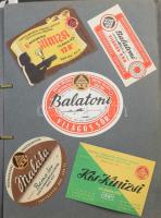 cca 1940-1950 Izgalmas italcímke-gyűjtemény, kb. 230 db. Nagyrészt 40-es évek második fele, de közte...