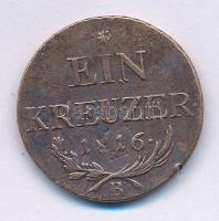 1816B 1kr Cu T:VF,F ph. Huszár 2058, Unger III.: 1406.a