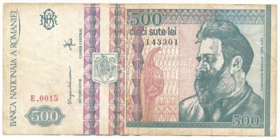 Románia 1992. 500L "E.0015 143301" T:F Romania 1992. 500 Lei "E.0015 143301" C:F Krause P#101a