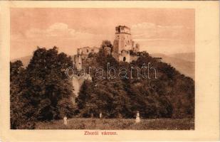 1911 Zboró, Zborov; várrom. Salgó Mór kiadása (Bártfa) / castle ruins (EK)