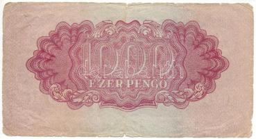 1944. 1000P "A Vöröshadsereg Parancsnoksága", "TP 384618" T:VG-G, szakadások
Ad...