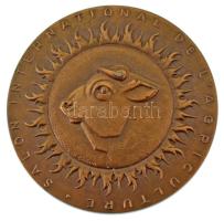 Franciaország 1967. "Concours General Agricole - Paris 1967 / Salon International de l'Agriculture (Általános Mezőgazdasági Verseny - Párizs 1967 / Nemzetközi Mezőgazdasági Kiállítás)" peremén jelzett bronz emlékérem (58mm) T:AU France 1967. "Concours General Agricole - Paris 1967 / Salon International de l'Agriculture (General Agricultural Competition - Paris 1967 / International Agricultural Show)" bronze medallion hallmarked on the edge (58mm) C:AU