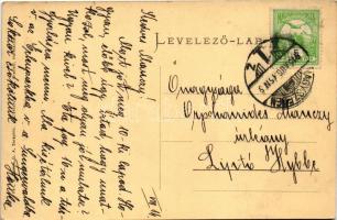 1916 Nagyszeben, Hermannstadt, Sibiu; Harteneckgasse mit Befestigungstürmen. G.A. Seraphin, Nachdruc...