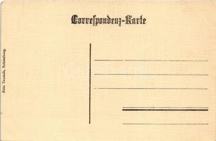 Segesvár, Schässburg, Sighisoara; Altschaessburg. Fritz Teutsch / óváros, látkép / old town, general...