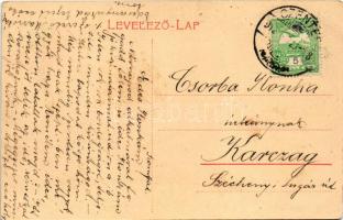 1912 Szentes, Radó Központi Szálloda, Szentesi Központi Takarékpénztár, bor, sör, pálinkamérés, Grub...