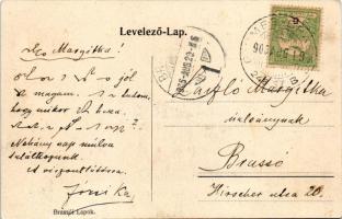 1906 Karcfalva, Csík-Karczfalva, Csíkkarcfalva, Carta; Római katolikus vártemplom. Brassói Lapok kia...