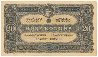 1920. 20K "2a 068 159381" T:F, szép papír
Adamo K21