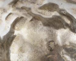 Ezüst (Ag) hamutál, jelzett, 12x9 cm, nettó: 33g