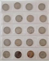 1947. 5Ft Ag "Kossuth" (24db) + 1950 és 1966. közti 2Ft Cu-Ni, illetve 1967. 5Ft Cu-Ni &qu...