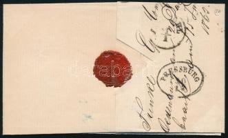 1863 5kr + 10kr on cover "OEDENBURG" - Neusohl 1863 5kr + 10kr levélen "OEDENBURG&quo...