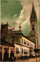 Nyitra, Nitra; Apáca zárda, Muskáth N. üzlete. Huszár István kiadása / nunnery, shop (fl)