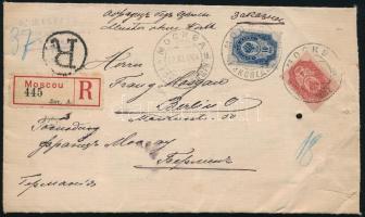 1904 Ajánlott levél Berlinbe küldve / Registered cover to Berlin