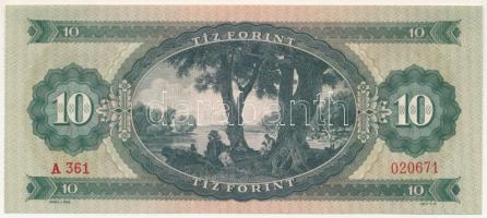 1960. 10Ft "A 361 020671" T:AU / Hungary 1960. 10 Forint "A 361 020671" C:AU
Ad...
