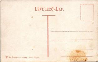 Tátra, Magas-Tátra, Vysoké Tatry; Csorbatói fogaskerekű vasútállomás, vonat, gőzmozdony. Dr. Trenkle...