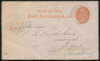 1892 Kézdi-Kovács László (1864-1942) festőművész, műkritikus autográf levele családjához, amelyben b...