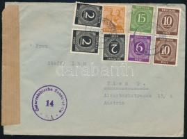 ~1946 Cenzúrás levél Bécsbe küldve / Censored cover to Vienna