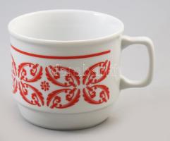 Zsolnay bögre, jelzett, m:8 cm