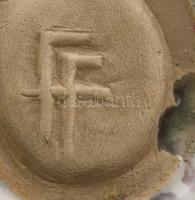 Iparművész tálka, jelzett, 13x11,5 cm