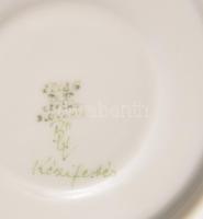 Epiag japán stílusú mokkás készlet, jelzett, kis kopással, teljes