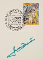 1980 Farkas Bertalan (1949-) űrhajós aláírása Interkozmosz FDC-n / 1980 Astronaut Bertalan Farkas (1...