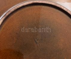 Iparművész dísztál, d: 24 cm