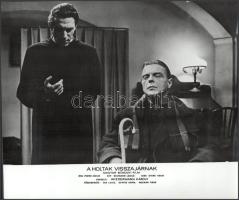 cca 1989 előtt készült, "A holtak visszajárnak" című magyar film jelenetei és szereplői, 3...