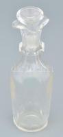 Kristály palack, m: 16 cm