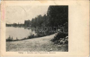 1912 Tatry, Tátra; Sciezka nad Popradzkim Stawem / lake (fl)