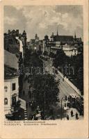 Warszawa, Varsovie, Warschau, Warsaw; Krakauervorstadt / Krakowskie Przedmiescie / suburb, tram (EK)