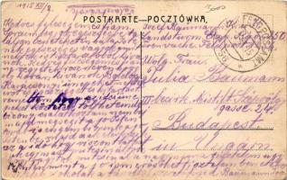 1915 Warszawa, Varsovie, Warschau, Warsaw; Altstadt / Stare Miasto. M.K.W. / old town, market + &quo...