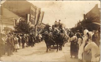 1924 Brno, Brünn; Zruseni roboty / procession. photo (creases)