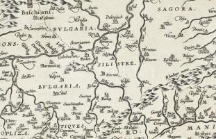 [Románia térképe, Szerbia, Vallachia, Bulgária, Székelyföld ábrázolásával)] 1584. Romaniae, (quae ol...