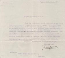 1933 Szolnok, Faragó Sándor műkereskedő, könyv és papíráruház tulajdonos levele Kézdi-Kovács László ...