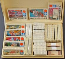 5 klf sor + 1 önálló bélyeg bündlikben, dobozban
