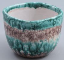 Dybisewszky Pál (1917-1978): Edény. Jelzett, 7x7x5 cm