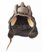 Magyar Néphadsereg, 1951M harckocsizó sapka, fejvédő, megkímélt állapotban