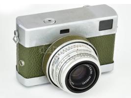 cca 1961-1964 Carl Zeiss Jena Werra 3 fényképezőgép, Tessar 50mm f/2.8 objektívvel, sapkával, eredet...