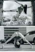 "Ablak foglalás és parkolóhely foglalás - bugyiban vagy anélkül", 2 db szolidan erotikus felvétel, 2 db modern nagyítás, jelzés nélkül, 15x21 cm