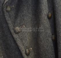 1945M Rendőr posztó köpeny, "Mercedes" csillagos, címeres gombokkal + posztó zubbony, rész...