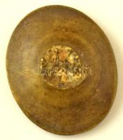 cca XIX. sz. utolsó harmada/XX. sz. eleje "H. M." /"K. M." (?) monogramos ovális...