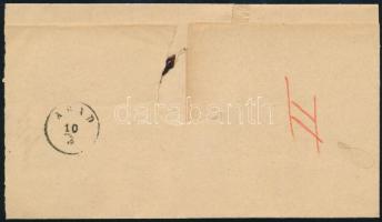 1875 15kr ajánlott levélen / on registered cover "VILÁGOS" - Arad