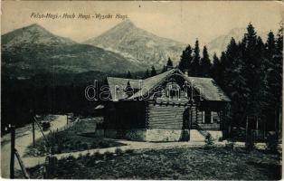 1909 Felsőhági, Visne Hagy, Vysné Hágy (Magas-Tátra, Vysoké Tatry); Hohenlohe herceg vadászkastélya / Fürstl. Hohenlohe'sches Jagdschlösschen / hunting lodge, castle (fl)