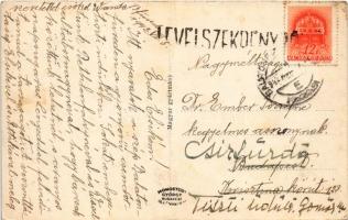 1942 Balatonfüred-fürdő, Csendőrségi gyógyház (gyűrődés / crease)