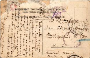 Saint Petersburg, St. Petersbourg, Leningrad, Petrograd; Perspective de Nevsky et le Gostinny Dvor /...