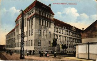 Szatmárnémeti, Szatmár, Satu Mare; Gimnázium. Reizer János kiadása / grammar school (EK)