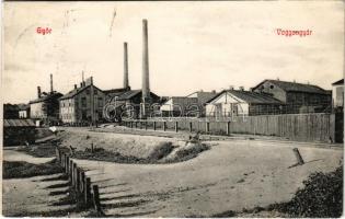 1910 Győr, Magyar vagongyár és gépgyár, iparvasút. Berecz Viktor kiadása (fl)