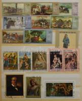 Festmény motívum gyűjtemény közepes berakólapokon