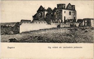 Zagórz, Og. widok str. zachodnio polnocna. Nakladem S. Beer / general view (cut)