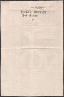 1790 Vöröswar postahivatal elszámolása / Reckoning of post office Vöröswar