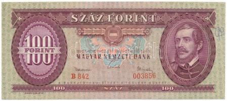 1962. 100Ft "B 842 003856 T:F szép papír Adamo F31
